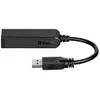 D-Link DUB-1312 - Interne - Avec fil - USB - Ethernet - 1000 Mbit/s - Noir