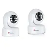 Lot de 2 PTZ Caméra Surveillance 4MP CTRONICS Intérieur 2,4/5Ghz WiFi....