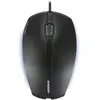 CHERRY GENTIX ILLUMINATED, Souris filaire, Parties latérales éclairées en bleu & molette de défilement, 3 boutons, Capteur optique (1.000 dpi), Design symétrique, Noir