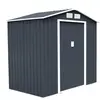 RELAX4LIFE 2,7m² Abri de Jardin avec Porte Coulissante & Fenêtres, Cab...