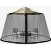 Costway Moustiquaire Pour Parasol/Tonnelle Cylindrique 2,5-3m Avec 2 P...