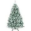 CostwaySapin de Noël Artificiel 135 cm Sapin Enneigé avec 200 Lumières...