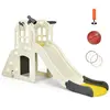 Toboggan COSTWAY pour Enfant 6 en 1 - Glisse de 140 CM, 3-8 Ans Tobog...