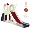 Toboggan COSTWAY pour Enfant 6 en 1 - Glisse de 140 CM, 3-8 Ans Tobog....