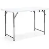 COSTWAY Table Pliante, Table de Pique-nique avec 3 Hauteurs Réglables,...