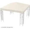 COSTWAY Toile de Rechange pour Pavillon 3m x 3m en Polyester Imperméab...