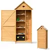 RELAX4LIFE Abri de Jardin en Bois de Sapin avec Porte Verrouillable&To...