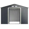 Abri de Jardin en Metal 5,3m² - GOPLUS - 2 Portes Coulissantes et Fenê...