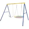 Portique de Balançoire pour Enfants en Forme de A - COSTWAY - Charge 3...