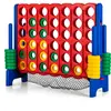 Costway Jeux Puissance 4 Géant 4-À-La-Suite Pour Enfant Avec Filet Pou...