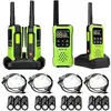 Retevis RT649P Talkie Walkie, Etanche IP67, Rechargeable, Oreillette, PMR446, Alarme SOS, VOX, Longue Portée,pour Centre Aquatique