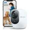 COCOCAM 2K Camera Surveillance WiFi Batterie 5200mAh, sans Fil pour Su...