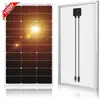 DOKIO Panneau Solaire 100W 18V Monocristallin Photovoltaïque pour char...