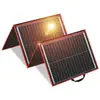 DOKIO 160W Kit Panneau solaire pliable portable monocristallin avec 2 ...