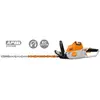 STIHL  Taille haie 36V HSA 100 60cm (Sans batterie ni chargeur)  HA07-011-3530