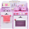 Costway Cuisine Enfants En Bois Avec Sons Réel - 13 Accessoires 60 X 2...