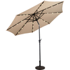 Parasol de Jardin Dia 300 CM/Parasol Déporté et Inclinable de Jardin a...