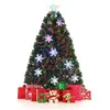 COSTWAY Arbre de Noël Artificiel Sapin de Noël LED 180 cm Feuille en P...