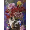 Pièces XXL - Chat et Fleurs Asiatiques 500 Pièces  SunsOut