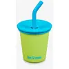 Verre Klean Kanteen Straw Lid 295 ml jaune bleu enfant