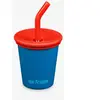 Klean Kanteen Gobelet en inox 296 ml avec couvercle à paille Mykonos Blue