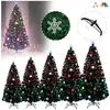 Sapin de Noël - XMTECH - 180cm - PVC - Fibre Optique Multicolore - Sup...
