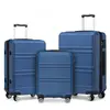 Set de 3 Valises de Voyage (51/65/75cm) Rigide ABS Bagage Trolley Cabi...