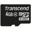 Transcend - Carte mémoire flash - 4 Go - Class 4 - Micro SDHC