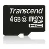 Transcend TS4GUSDHC10 mémoire flash 4 Go MicroSDHC NAND Classe 10