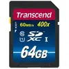 Transcend TS64GSDU1 mémoire flash 64 Go SDXC NAND Classe 10
