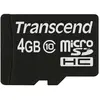 Transcend TS4GUSDC10 mémoire flash 4 Go MicroSDHC NAND Classe 10