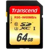 Transcend TS64GSDU3 mémoire flash 64 Go SDXC NAND Classe 10