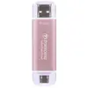 Transcend ESD310 512 Go - Rose - SSD externe USB-C & USB-A