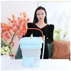 Machine à laver pliable de 12 litres - Design compact, stérilisation à...