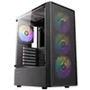 Boitier Moyen Tour ATX AX26 Elite RGB avec panneau vitré (Noir)
