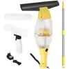 FEMOR Aspirateur de vitres électrique sans fil, nettoyeur de vitres av...