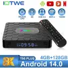 XGODY TV Box Android 14.0 boitier Tv T95 PLUS4 Go + 128 Go 8K HD Quad ...
