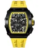 Montre Bracelet Tsar Bomba TB8204Q07 - CHRONO QUARTZ PVD NOIR SILICONE...