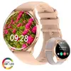 Blackview Montre Connectée Femme 1.43" Cadre métallique rond Smartwatc...