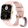 Montre Connectée Homme Femme avec Appels Bluetooth Assistant Vocal Blackview W10 Smartwatch pour Android iOS Rose