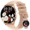 Blackview Montre Connectée Femme avec Appel Bluetooth 5.3 IP68/SpO2/Fréquence Cardiaque/Sommeil/Podomè pour iOS Android Or