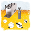 Ensemble complet tireuse a biere stream 50 machine a biere, pompe a bi...