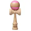KENDAMA - Kaizen 3 rayures - Rose avec rayures Verte - Vernis