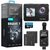 AKASO Brave 7 Caméra Sport WiFi 4K30FPS 20 Millions pixels IPX8 Caméra...