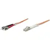 IC Intracom Intellinet 1.0m LC-ST M/M câble de fibre optique 1 m OM2 Orange