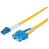 Fiber optic cable sc à lc 9 125 monomode 5,0 mt intellinet 473729