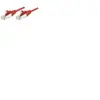Intellinet cordon de raccordement - 45 cm - rouge