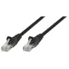 INTELLINET Cordon ethernet 5m RJ45 CAT5 UTP - Noir avec protection