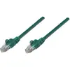 Intellinet Network Patch Cable, Cat6, 5m, Green, CCA, U/UTP, PVC, RJ45, Gold Plated Contacts, Snagless, Booted, Lifetime Warranty, Polybag - Cordon