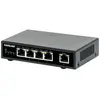 CONMUTADOR INTELLINET DE 5 PUERTOS GIGABIT POE+ DE 62 W